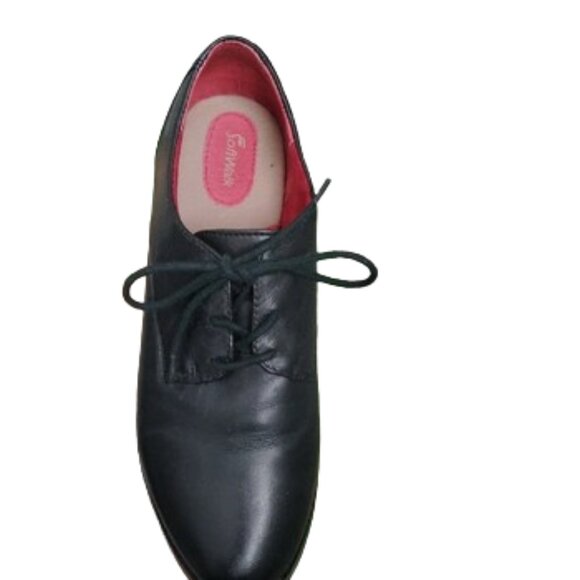 Softwalk Women's Black Leather Oxford - Size 9M EUC - Picture 2 of 10